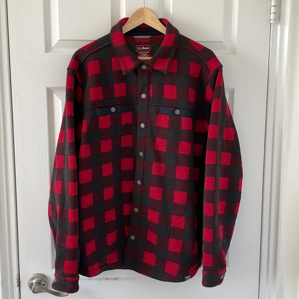 L.L. Bean Men’s Sherpa Plaid